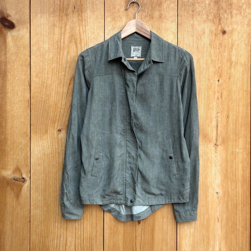 Go By Go Silk Top or Lightweight Jacket Sz Small